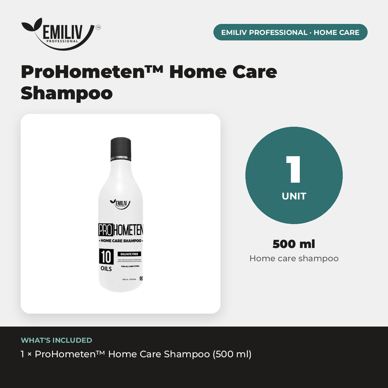 Emiliv Professional ProHometen™ Home Care Shampoo | 500 ml Home Care Lavender