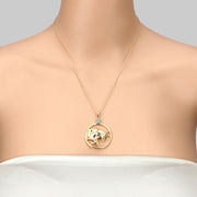 Bids.com 0.23 Carat Genuine Emerald .925 Sterling Silver Pendant Pendants Navajo White