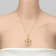 Bids.com 0.45 Carat Genuine Pearl .925 Sterling Silver Pendant Pendants Wheat