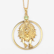 Bids.com 0.24 Carat Genuine Peridot .925 Sterling Silver Pendant Pendants White Smoke