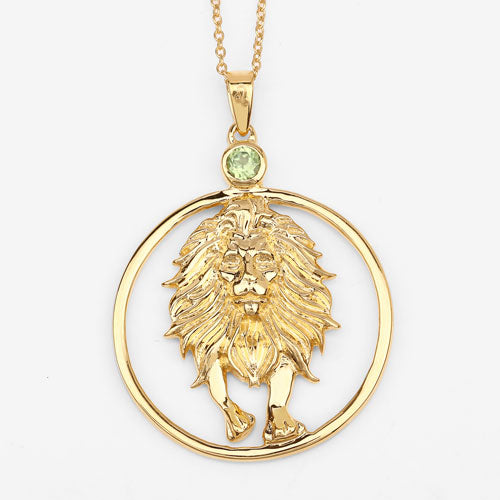 Bids.com 0.24 Carat Genuine Peridot .925 Sterling Silver Pendant Pendants White Smoke