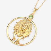 Bids.com 0.24 Carat Genuine Peridot .925 Sterling Silver Pendant Pendants White Smoke