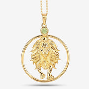 Bids.com 0.24 Carat Genuine Peridot .925 Sterling Silver Pendant Pendants White Smoke