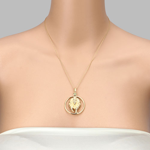 Bids.com 0.24 Carat Genuine Peridot .925 Sterling Silver Pendant Pendants Navajo White