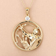 Bids.com 0.33 Carat Genuine White Zircon .925 Sterling Silver Pendant Pendants Wheat