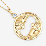 Bids.com 0.22 Carat Genuine Aquamarine .925 Sterling Silver Pendant Pendants White Smoke