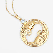 Bids.com 0.22 Carat Genuine Aquamarine .925 Sterling Silver Pendant Pendants White Smoke
