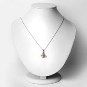 Bids.com 0.62 Carat Genuine Citrine .925 Sterling Silver Pendant Pendants White Smoke