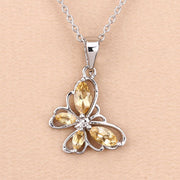 Bids.com 0.62 Carat Genuine Citrine .925 Sterling Silver Pendant Pendants Wheat