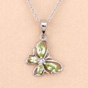 Bids.com 0.64 Carat Genuine Peridot .925 Sterling Silver Pendant Pendants Bisque