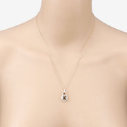 Bids.com IGI Certified 2.50 Carat Genuine Brown Diamond Center and 0.31cttw White Diamond 18K Yellow Gold Pendant (2.81cttw) Pendants Wheat