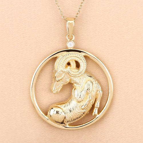 Bids.com 0.03 Carat Genuine White Diamond .925 Sterling Silver Pendant Pendants Peach Puff