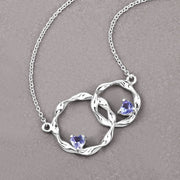 Bids.com 0.38 Carat Genuine Tanzanite .925 Sterling Silver Pendant Pendants Dark Gray size 18.00
