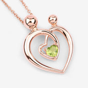 Bids.com 0.25 Carat Genuine Peridot .925 Sterling Silver Pendant Pendants White Smoke size 18.00