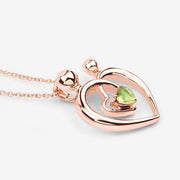 Bids.com 0.25 Carat Genuine Peridot .925 Sterling Silver Pendant Pendants White Smoke size 18.00