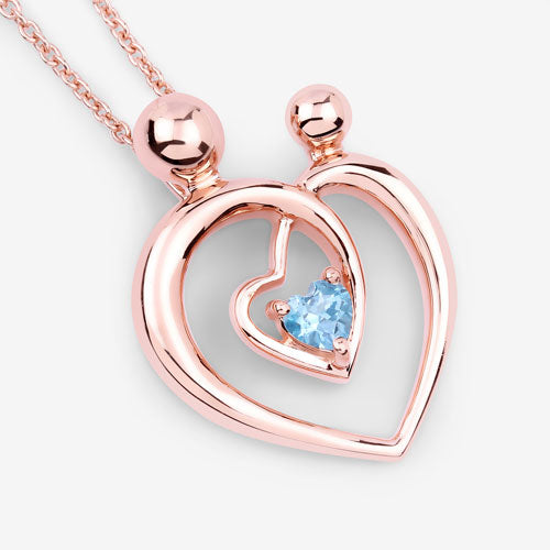 Bids.com 0.28 Carat Genuine Swiss Blue Topaz .925 Sterling Silver Pendant Pendants White Smoke size 18.00