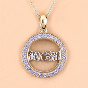 Bids.com 0.64 Carat Genuine Tanzanite .925 Sterling Silver Pendant Pendants Peach Puff size 18.00