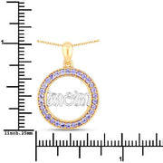 Bids.com 0.64 Carat Genuine Tanzanite .925 Sterling Silver Pendant Pendants White Smoke size 18.00