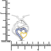 Bids.com 0.28 Carat Genuine Tanzanite .925 Sterling Silver Pendant Pendants White Smoke size 18.00