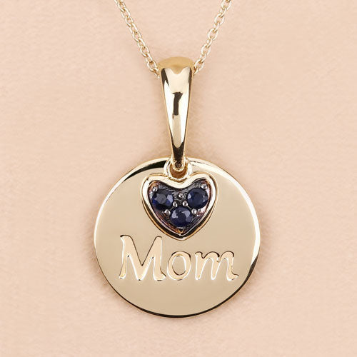 Bids.com 0.20 Carat Genuine Blue Sapphire .925 Sterling Silver Pendant Pendants Wheat size 18.00
