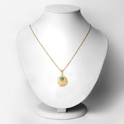 Bids.com 0.17 Carat Genuine Emerald .925 Sterling Silver Pendant Pendants White Smoke size 18.00