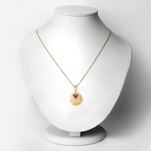 Bids.com 0.20 Carat Genuine Ruby .925 Sterling Silver Pendant Pendants White Smoke size 18.00