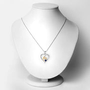 Bids.com 0.50 Carat Genuine Blue Sapphire .925 Sterling Silver Pendant Pendants White Smoke size 18.00