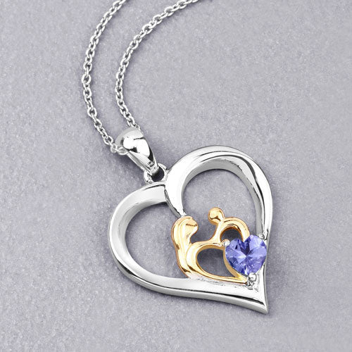 Bids.com 0.45 Carat Genuine Tanzanite .925 Sterling Silver Pendant Pendants Gray size 18.00