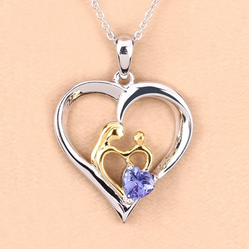 Bids.com 0.45 Carat Genuine Tanzanite .925 Sterling Silver Pendant Pendants Peach Puff size 18.00