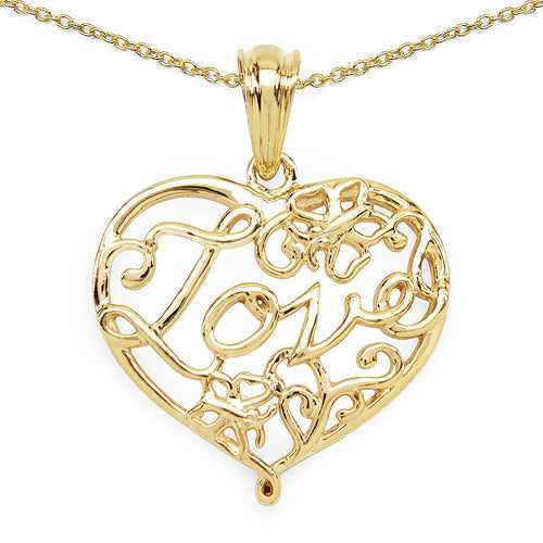 Bids.com 14K Yellow Gold Plated 6.05 Grams .925 Sterling Silver Pendant Pendants White Smoke Default Title