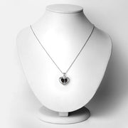 Bids.com 2.66 Carat Genuine Garnet and White Topaz .925 Sterling Silver Pendant Pendants White Smoke size 18.00