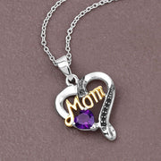Bids.com 0.48 Carat Genuine Amethyst and Black Spinel .925 Sterling Silver Pendant Pendants Slate Gray size 18.00