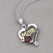 Bids.com 0.55 Carat Genuine Garnet and Black Spinel .925 Sterling Silver Pendant Pendants Dark Gray size 18.00