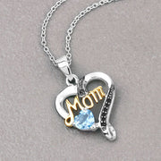 Bids.com 0.57 Carat Genuine Swiss Blue Topaz and Black Spinel .925 Sterling Silver Pendant Pendants Dark Gray size 18.00