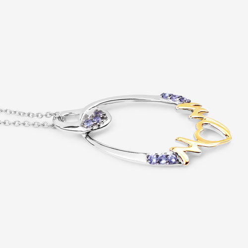 Bids.com 0.18 Carat Genuine Tanzanite .925 Sterling Silver Pendant Pendants White Smoke size 18.00