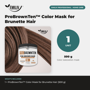 Emiliv Professional ProBrownTen™ Color Mask for Brunette Hair | 500 g Home Care Lavender