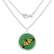 Bids.com 29.50 Carat Genuine Emerald .925 Sterling Silver Pendant Pendants White Smoke size 18.00