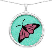 Bids.com 29.50 Carat Genuine Emerald .925 Sterling Silver Pendant Pendants White Smoke size 18.00