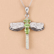Bids.com 1.98 Carat Genuine Peridot and White Topaz .925 Sterling Silver Pendant Pendants Wheat size 18.00