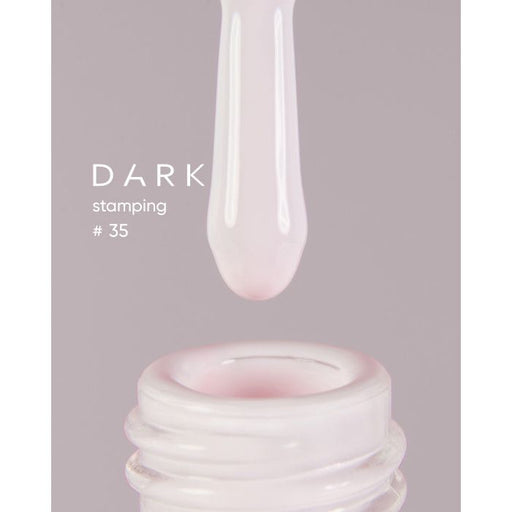 nbmsupply DARK STAMPING POLISH MILK PINK №35, 8 ML  Article : S035 Dark Gray