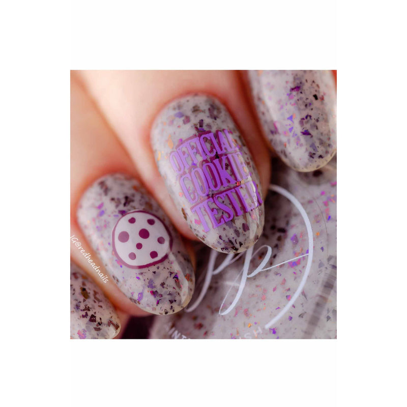 UberChic Beauty Jingle All The Way, (Christmas-05) Stamping Plate Rosy Brown