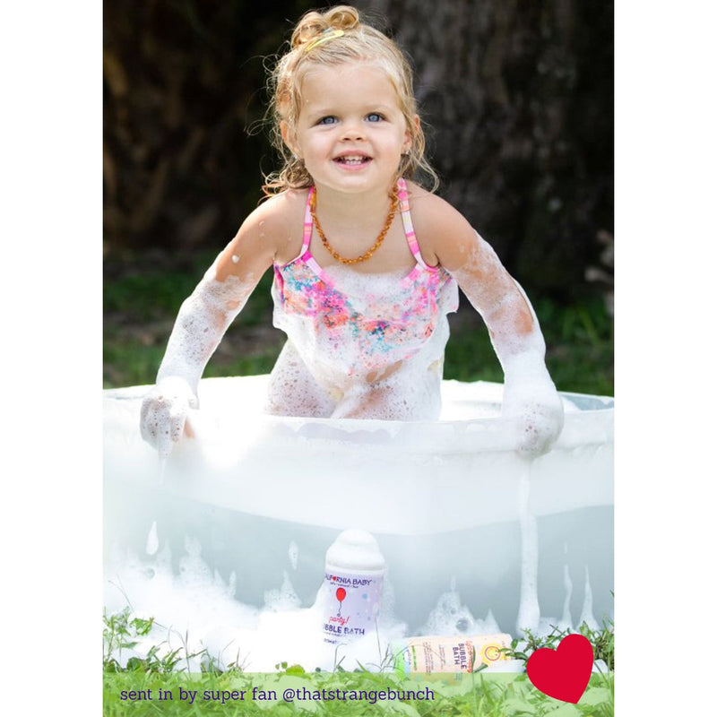 California Baby Party™ Bubble Bath Bubble Bath Black 13oz/384mL,2oz/59mL