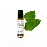 Rooted Earth Farm + Apothecary Patchouli Perfume Oil Organic Perfumes White Smoke