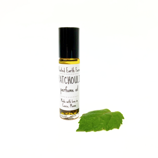 Rooted Earth Farm + Apothecary Patchouli Perfume Oil Organic Perfumes White Smoke