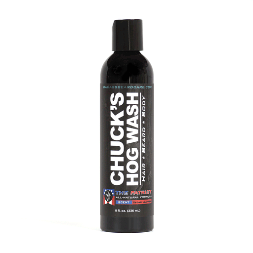 Badass Beard Care Chuck's Hog Wash - The Patriot HOG WASH Dark Slate Gray BABC