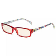 eyekeeper.com Patterned Temples Blue Light Blocking Reading Glasses UVRT1803 Eyeglasses White Smoke Red / without magnification,Red / +0.50,Red / +0.75,Red / +1.00,Red / +1.25,Red / +1.50,Red / +1.75,Red / +2.00,Red / +2.50,Red / +3.00,Red / +3.50,Red / +4.00
