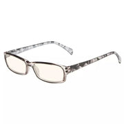 eyekeeper.com Patterned Temples Blue Light Blocking Reading Glasses UVRT1803 Eyeglasses White Smoke Grey / without magnification,Grey / +0.50,Grey / +0.75,Grey / +1.00,Grey / +1.25,Grey / +1.50,Grey / +1.75,Grey / +2.00,Grey / +2.50,Grey / +3.00,Grey / +3.50