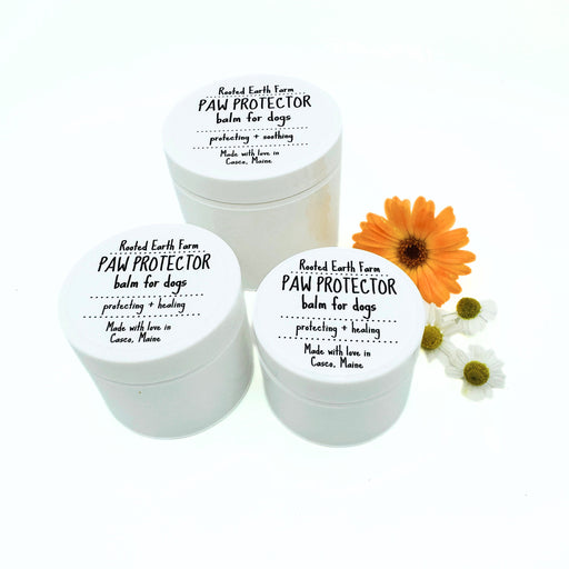 Rooted Earth Farm + Apothecary Paw Protector Balm Pet Care White Smoke 1 oz,2 oz,4 oz
