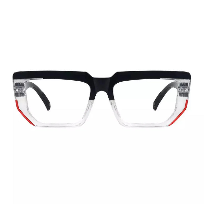 eyekeeper.com PcFaa | Frame Only & No Prescription Eyeglasses White Smoke Black-2204 / Frame Only,Black-2204 / Clear Lens With No Vision Correction