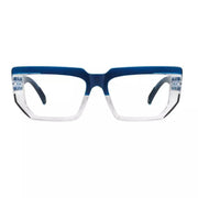 eyekeeper.com PcFaa | Frame Only & No Prescription Eyeglasses White Smoke Blue-2204 / Frame Only,Blue-2204 / Clear Lens With No Vision Correction